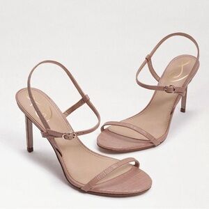 Sam Edelman Doran Heel Sandals in Maple Croco - NWT